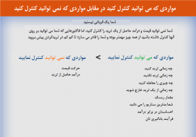 کنترل یک تریدر حرفه ای